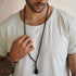 Men's Mala Necklace | Lava Stone Mala Necklace | Mala Elements