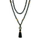 Men's Mala Necklace | Lava Stone Mala Necklace | Mala Elements