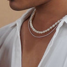Classic Pearl Necklace | Necklace for Men & Women | Mala Elements