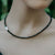 Black Spinel & Biwa Pearl Necklace