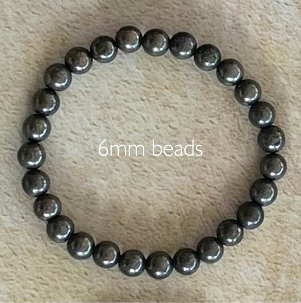 Pyrite Bracelet Faceted | Enhancer Pyrite Bracelet | Mala Elements