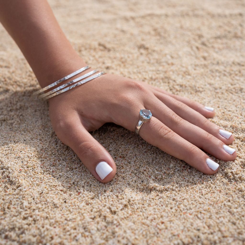 Crystal Topaz Rings | Waters Topaz Rings | Mala Elements